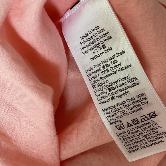 J.Crew Rosalie top in cotton‎ voile pink - Picture 7 of 8